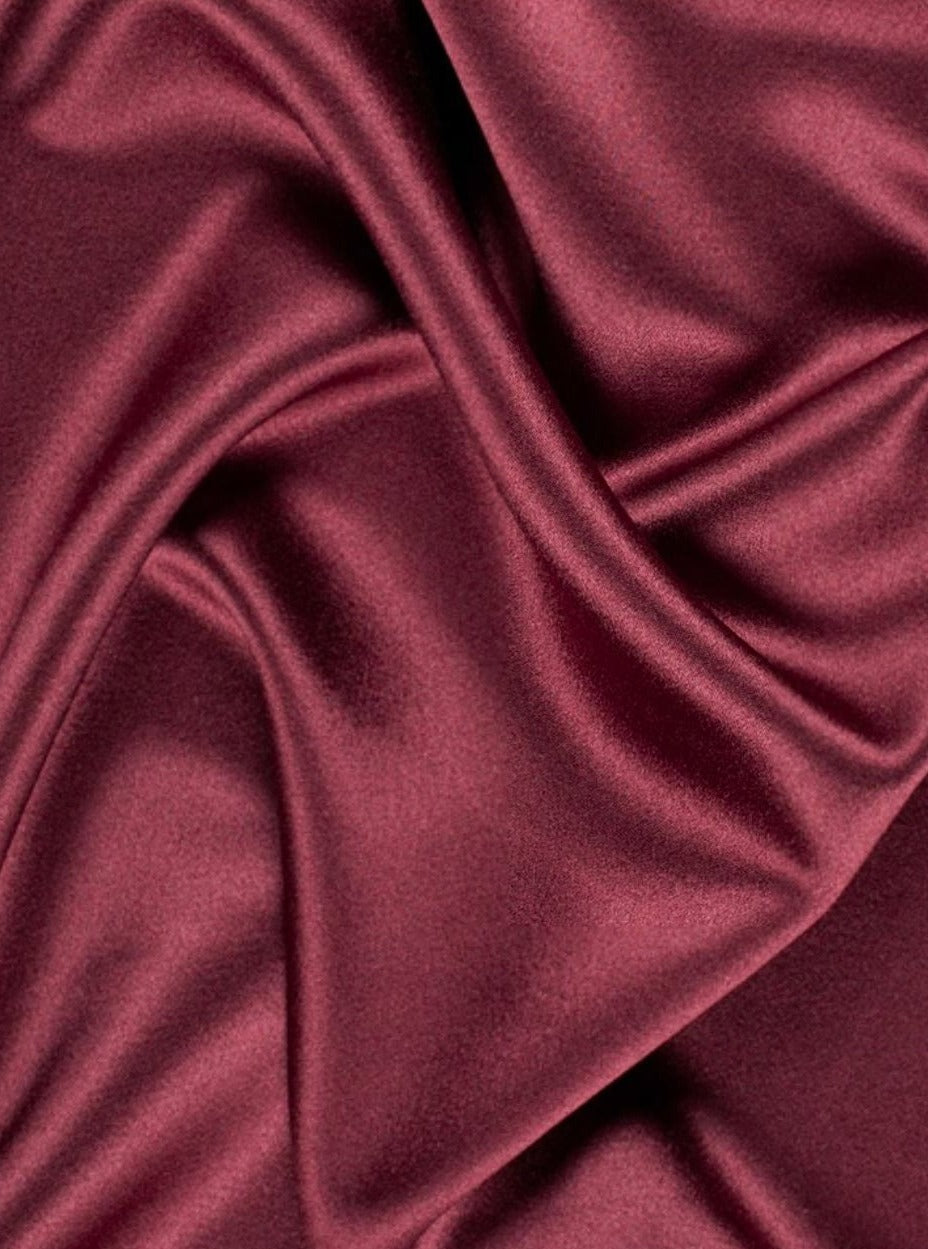 Burgundy Satin