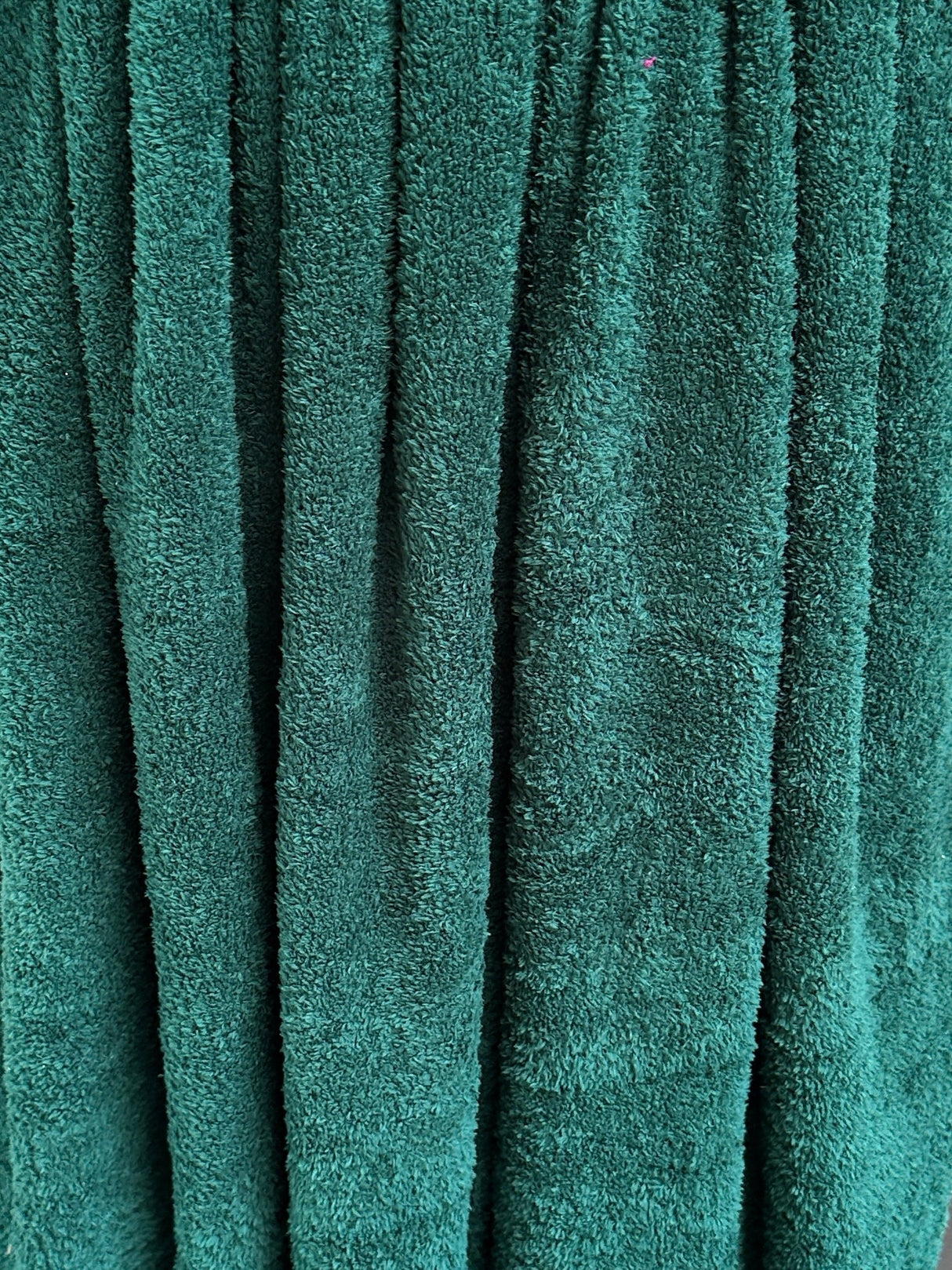 Hunter Green Terry Cloth Knit