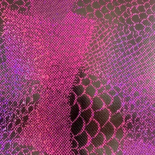 Foil Abstract Animal Shattered Glass Fabric