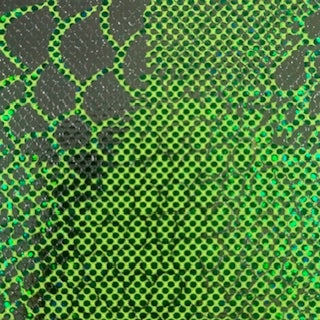 Foil Abstract Animal Shattered Glass Fabric