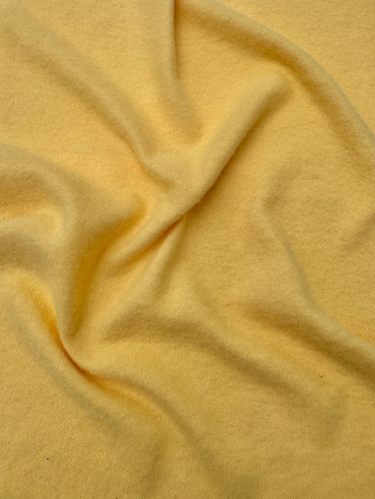 Banana Yellow Faux Cashmere Knit