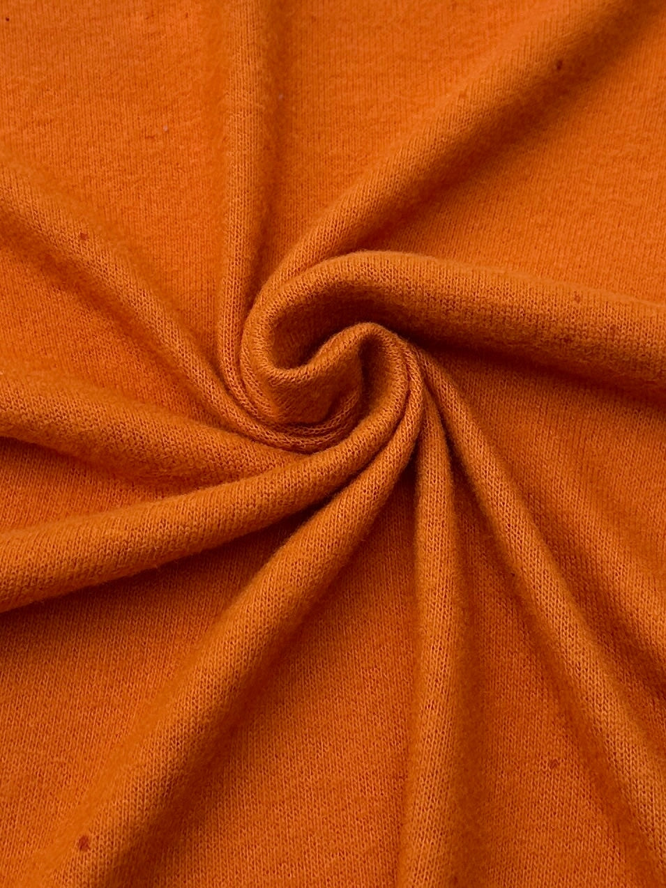 Buttery Spandex Faux Cashmere Knit Burnt Orange