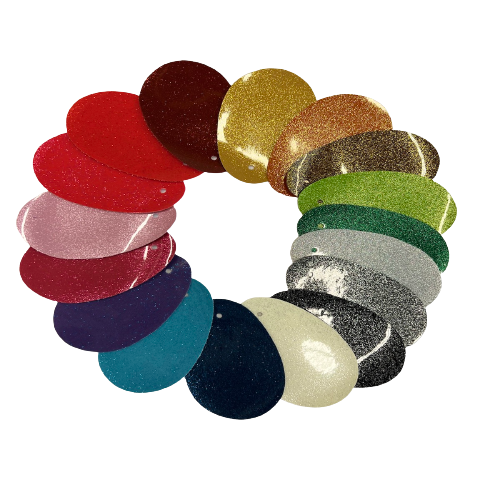 1 Yard Sparkle Glitter Vinyl Fabric 54" Wide Non-Stretch Upholstery Material for Crafts & Décor