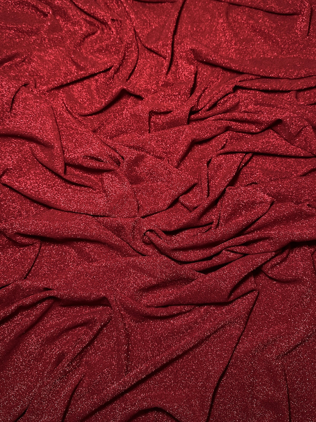 Stretch Metallic Lurex Knit Burgundy