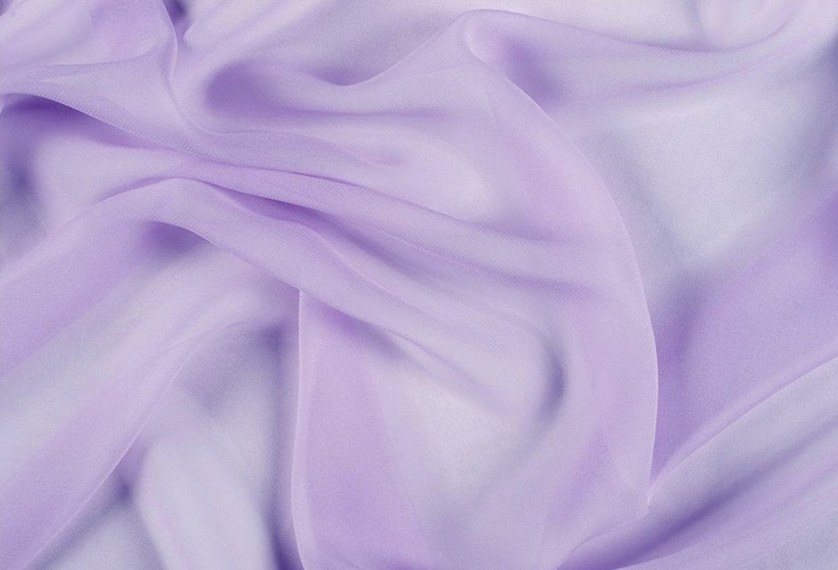 Sheer Lilac Chiffon