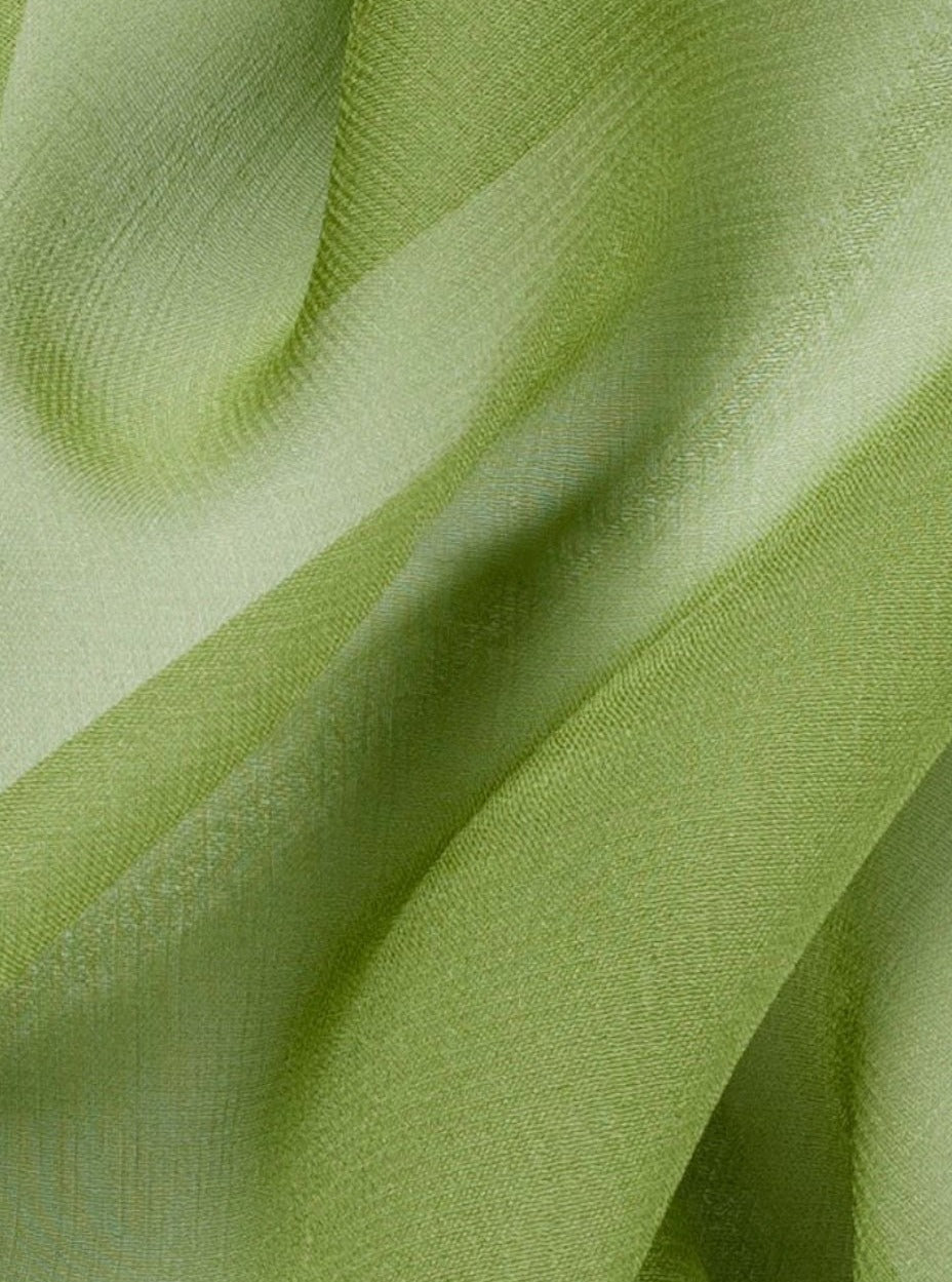 Sheer Sage Green Chiffon