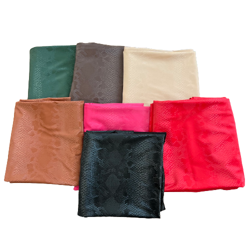 Snakeskin Spandex Fabric Matte Serpente