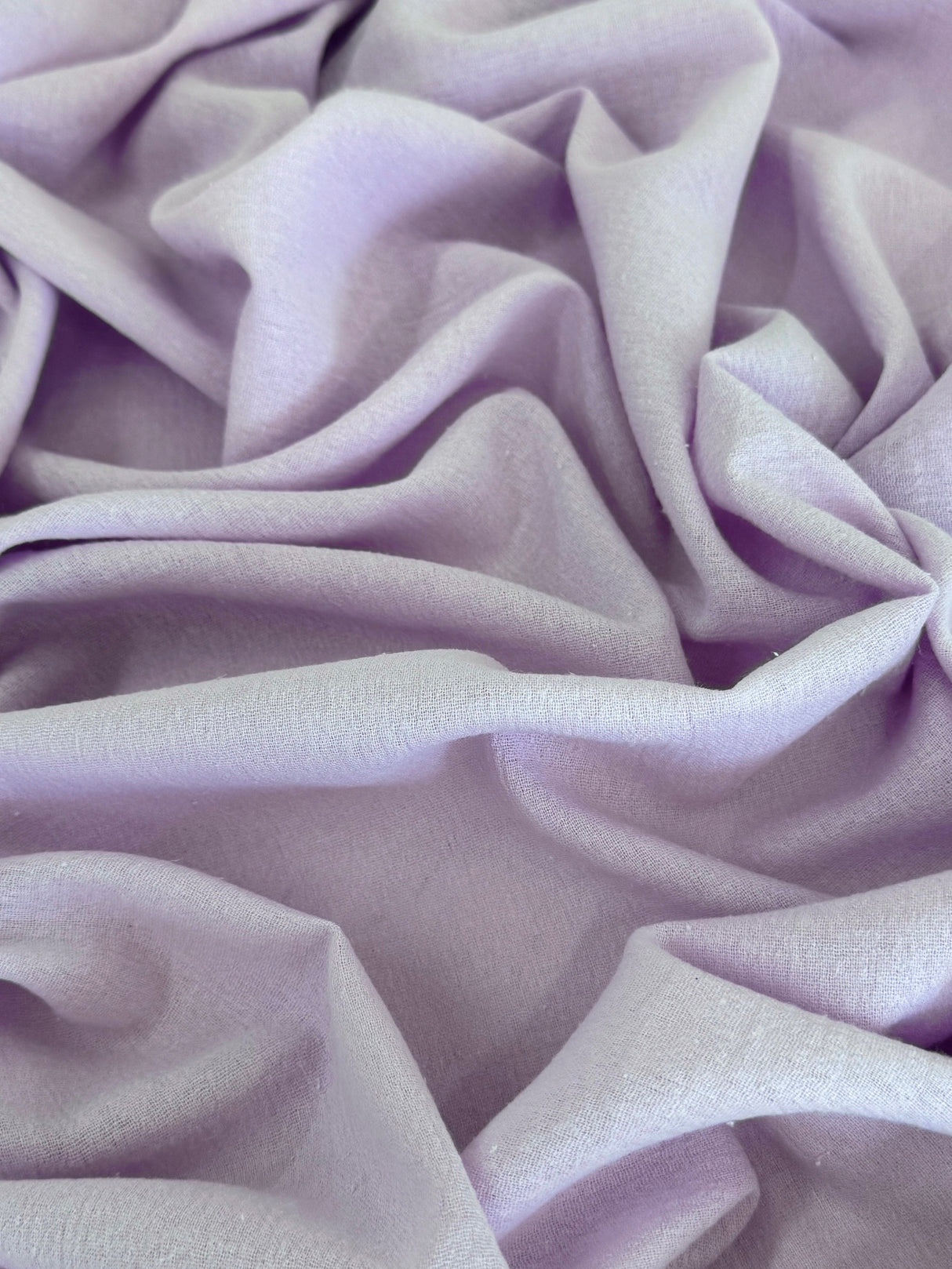 Cotton Gauze Lilac Crinkle