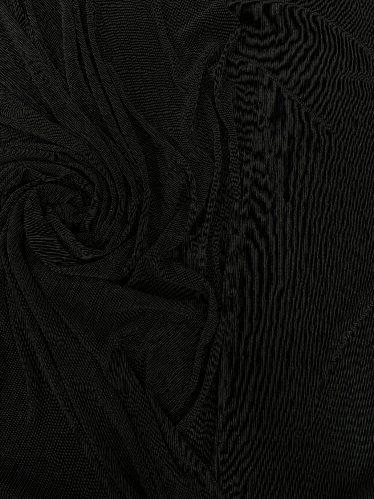 Black Pleated Knit