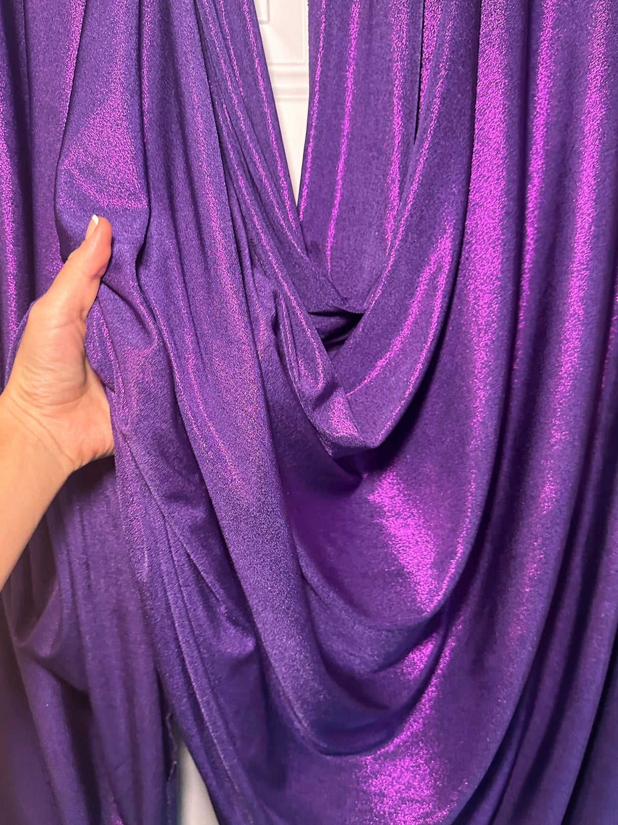 Purple Slinky Foiled Jersey