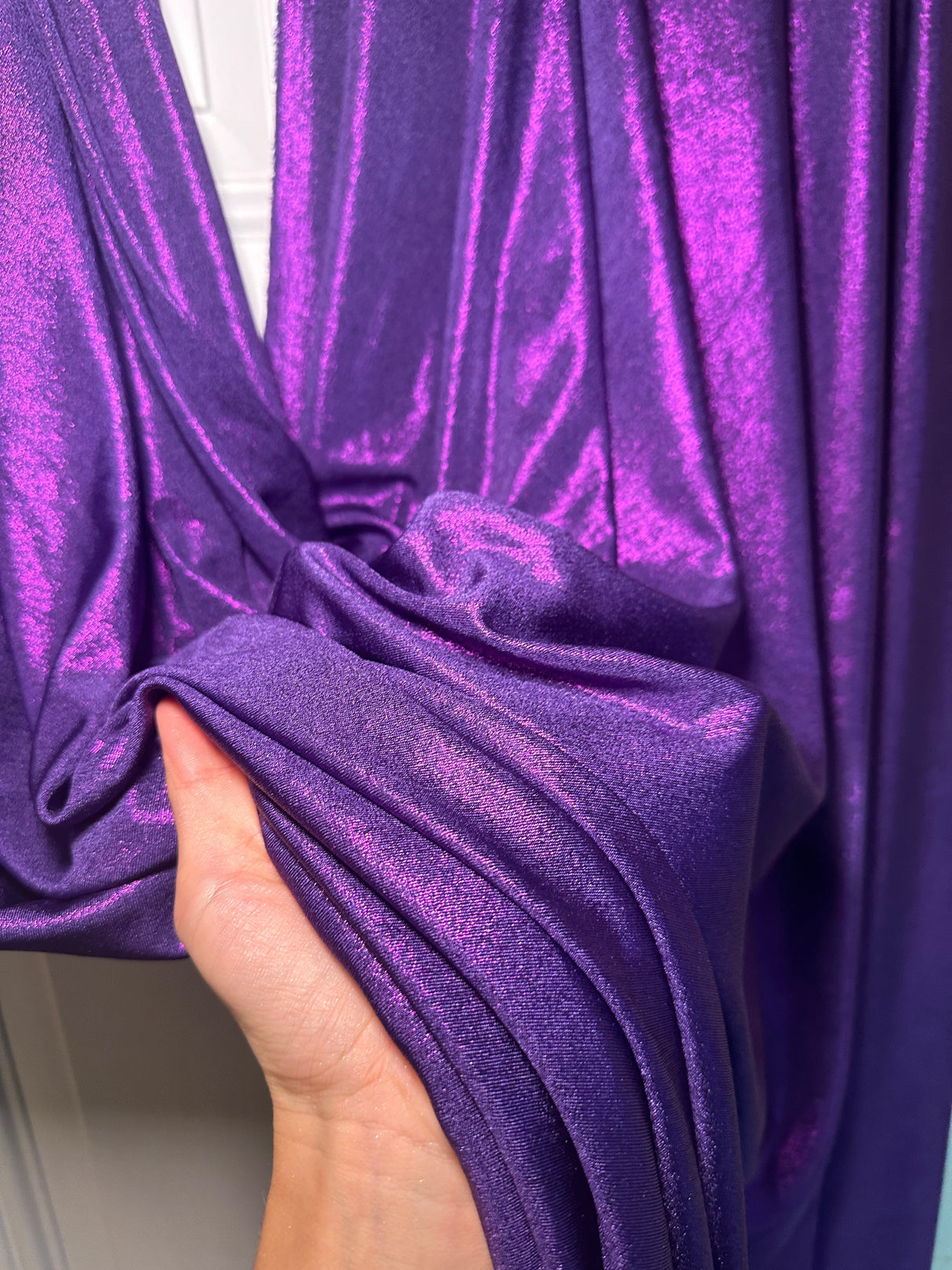 Purple Slinky Foiled Jersey