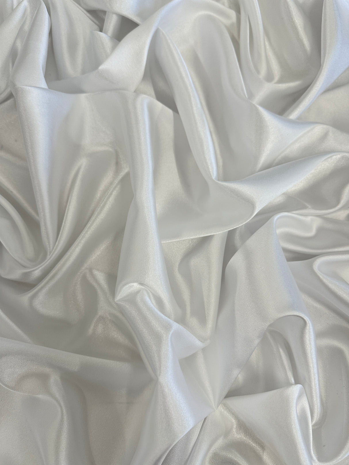 Off White Luxury Silky Stretch Satin