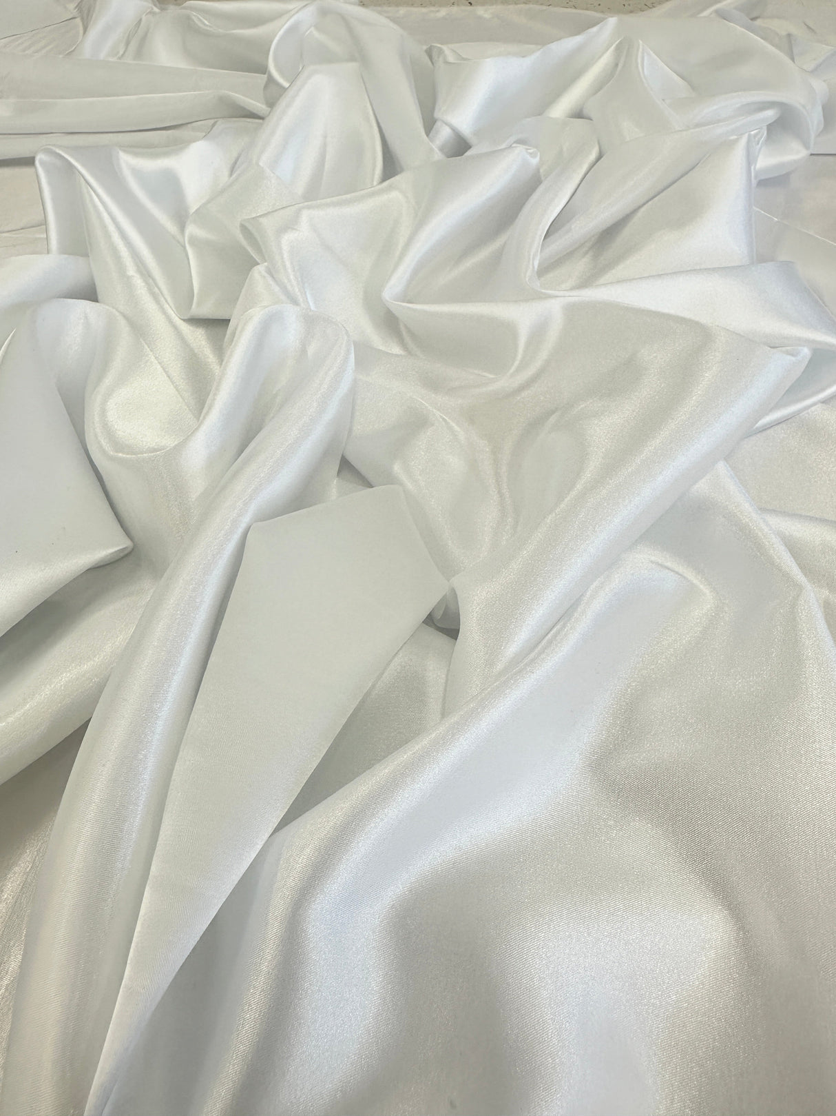 Off White Luxury Silky Stretch Satin