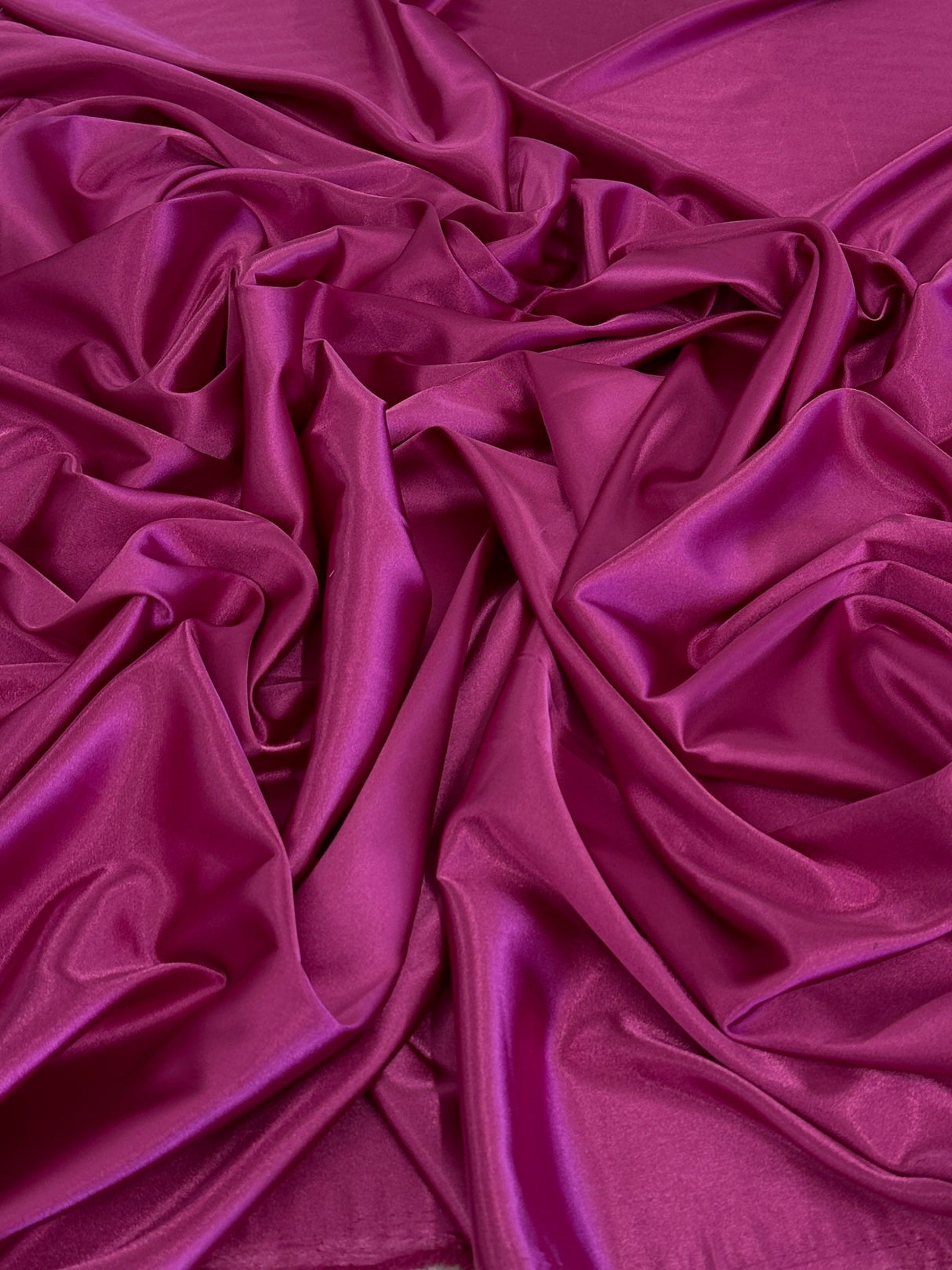 Stretch Satin Fuchsia