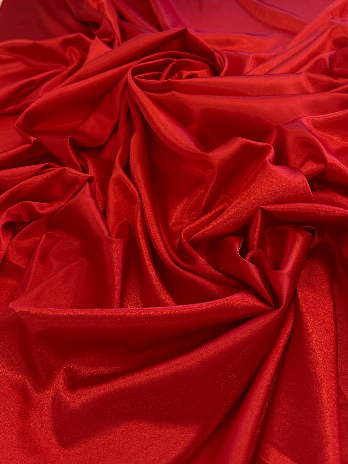 Red Luxury Silky Stretch Satin