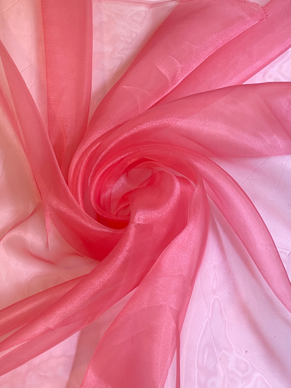 Crystal Organza Coral