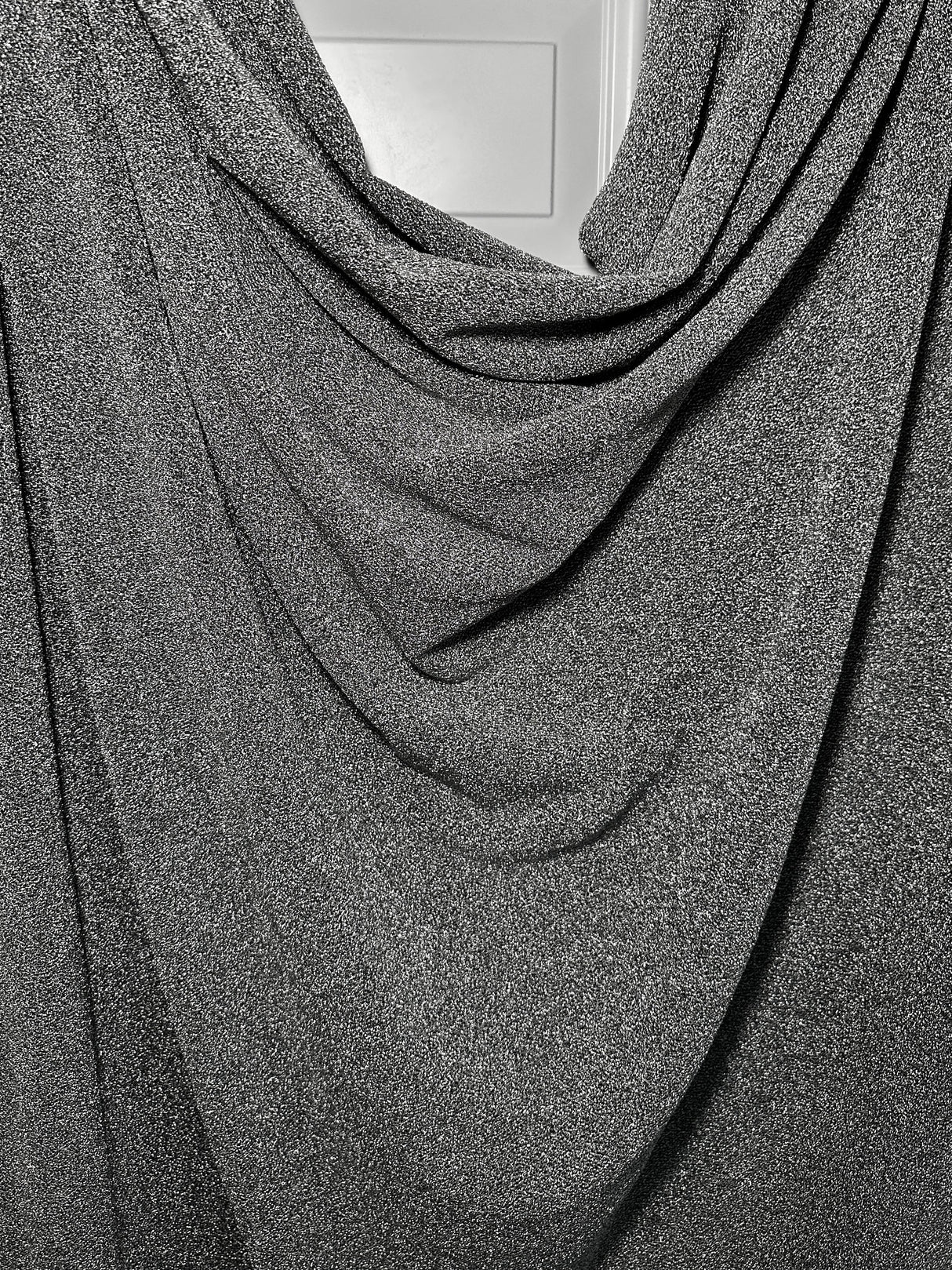 Silver Glitter Lurex Jersey