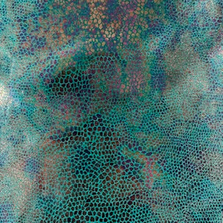 Nylon Spandex Rainbow Snake Foil Fabric