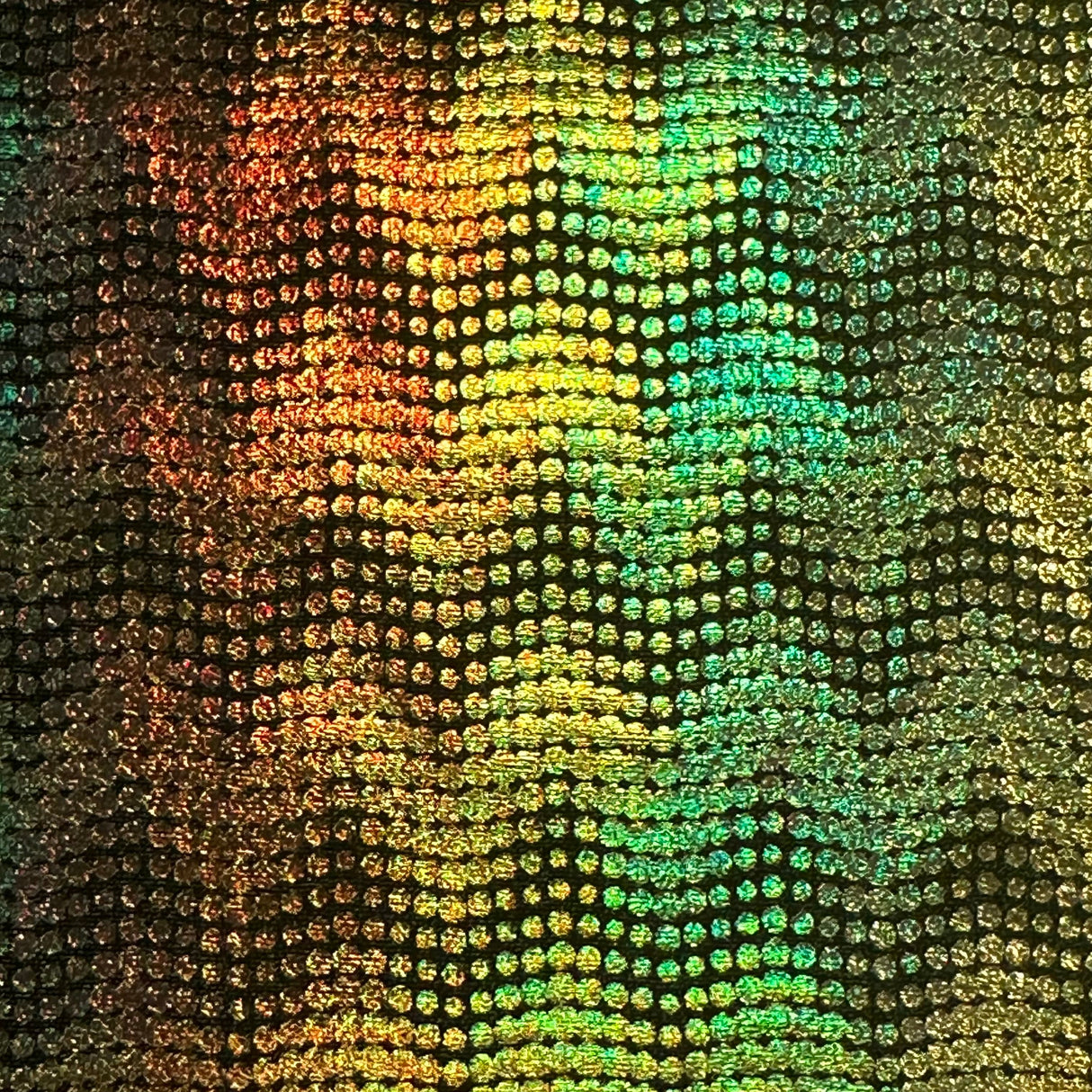 Nylon Spandex Hologram Fabric 4-Way Stretch