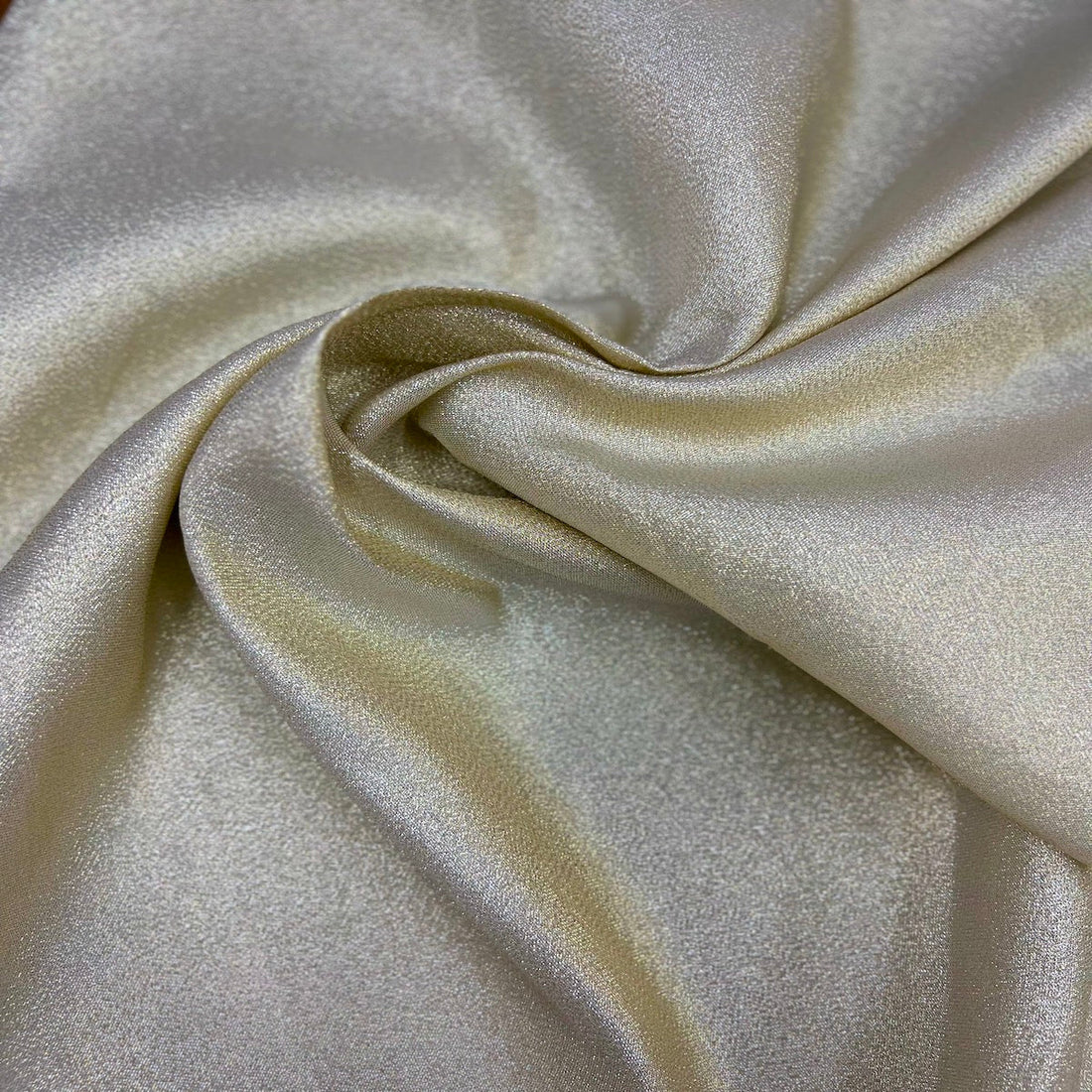 1 Yard Iridescent Glitter Lurex Faux Satin Fabric 58" Wide Shiny Polyester for Apparel & Decor
