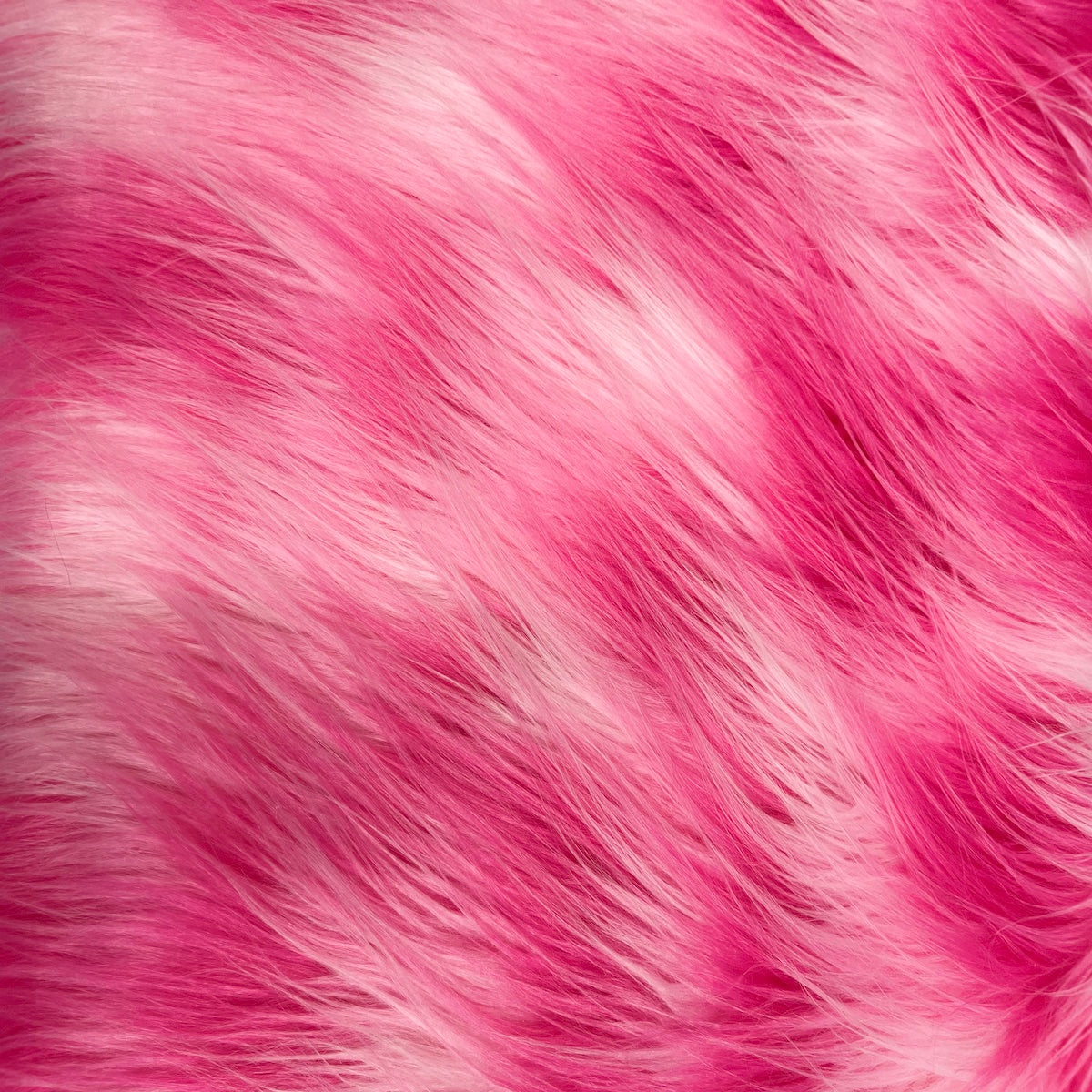 Three Tone Shaggy Faux Fur Fabric - Three Tone Faux Fur Fabric, 60" Width, 4" Pile Length (1 Yard)