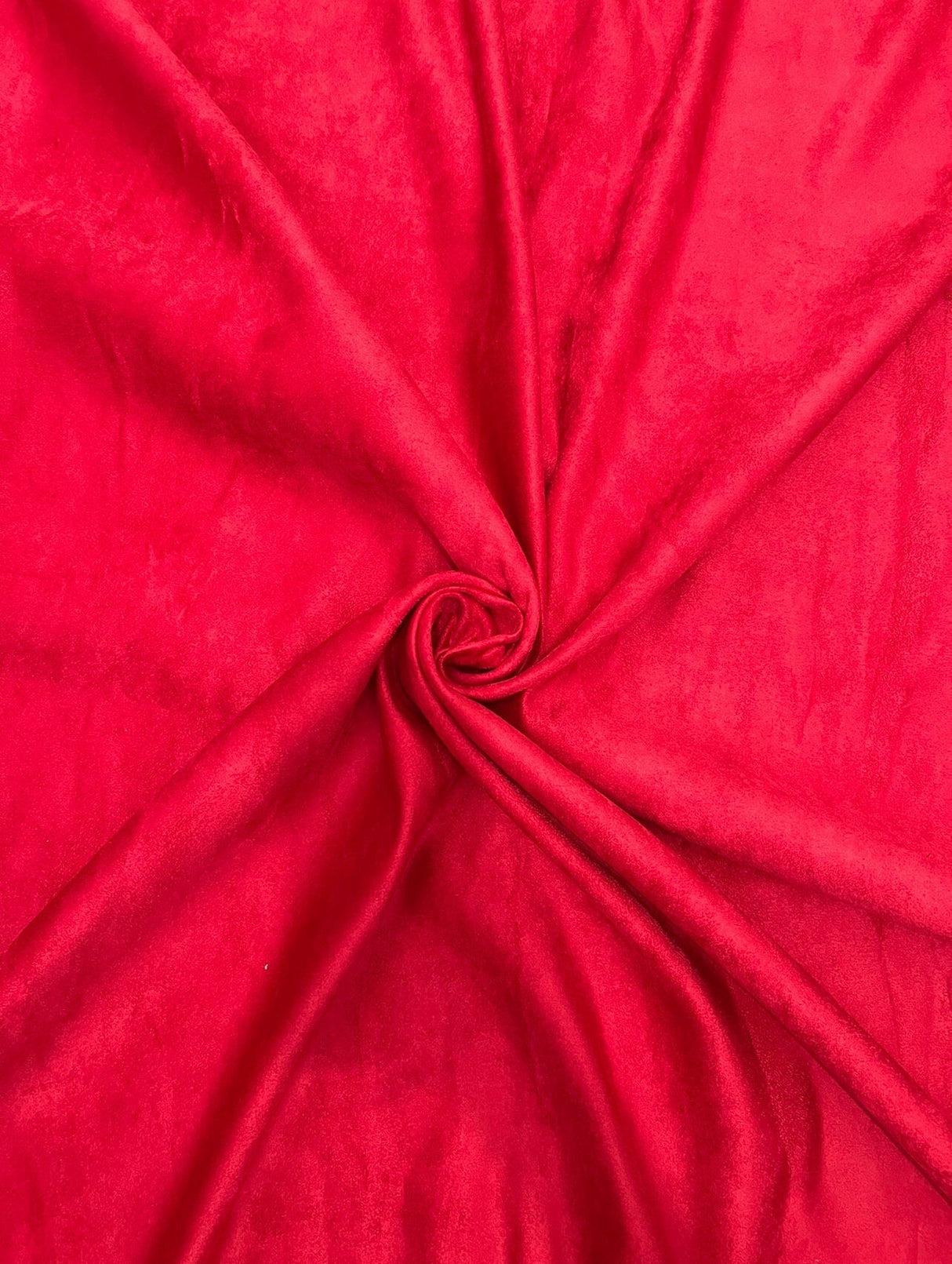 Red Microsuede Faux Suede