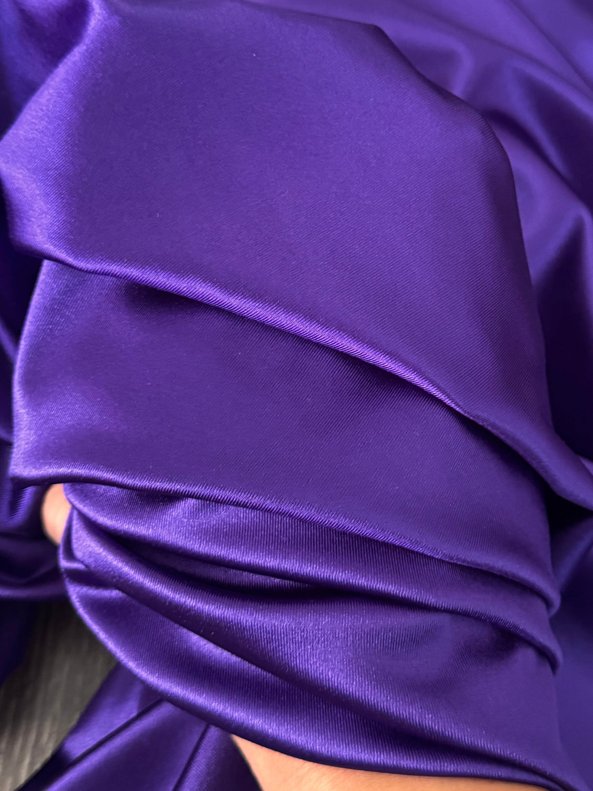 Shiny Nylon Spandex Purple