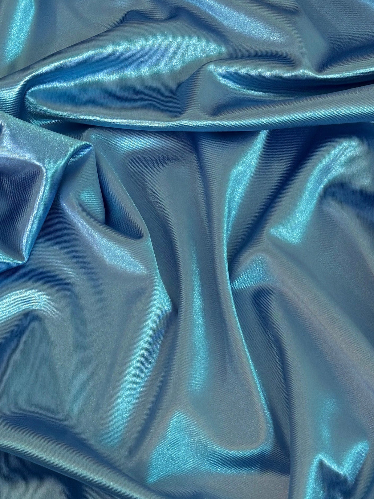 Shiny Nylon Spandex Slate Blue