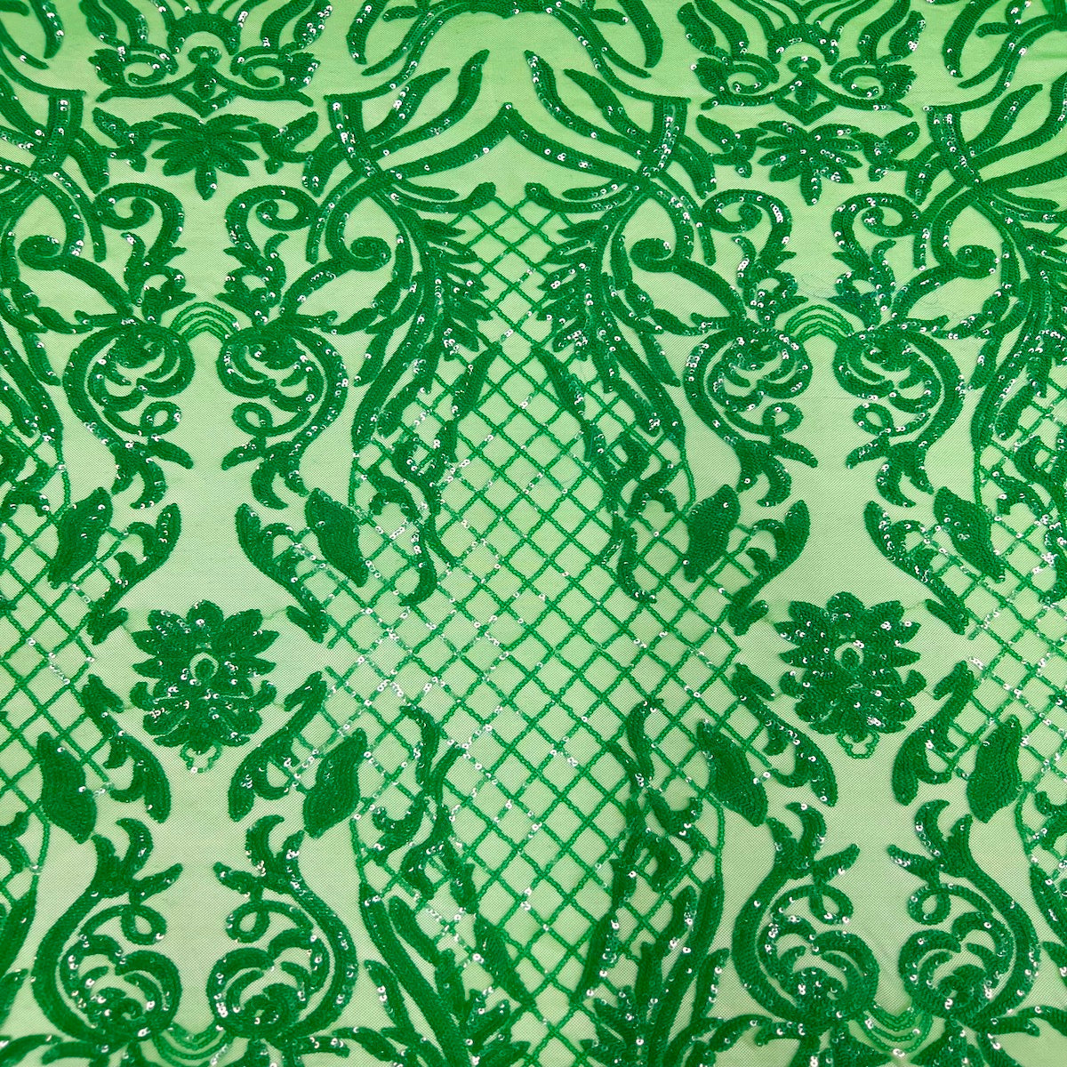 Stretch Sequins Fabric Luna Sequin Mesh