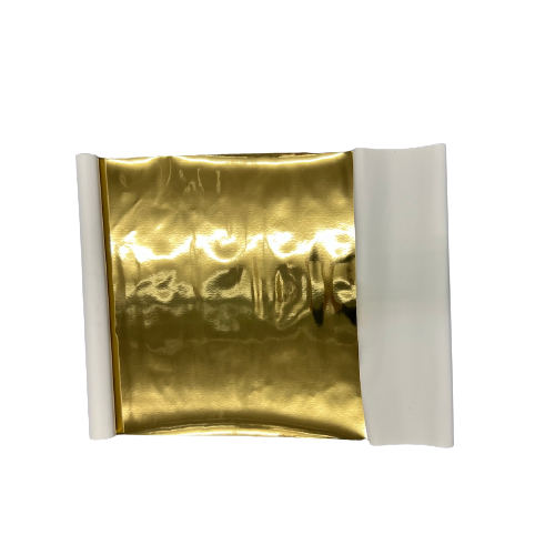 Chrome Reflective Mirror Vinyl Fabric - Silver, 54" Width (1 Yard)