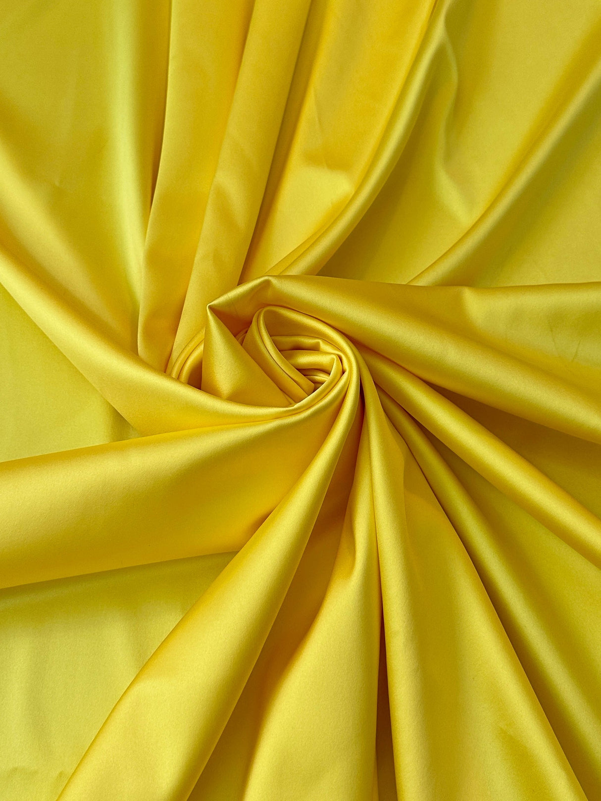 Yellow Stretch Crepe Back Satin