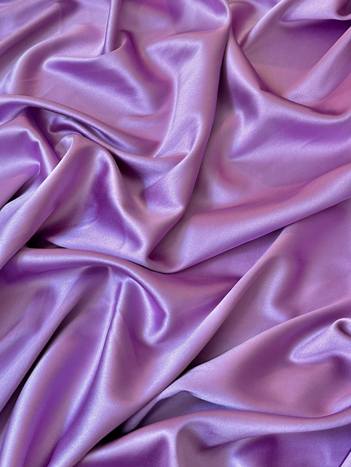Lavender Stretch Crepe Back Satin
