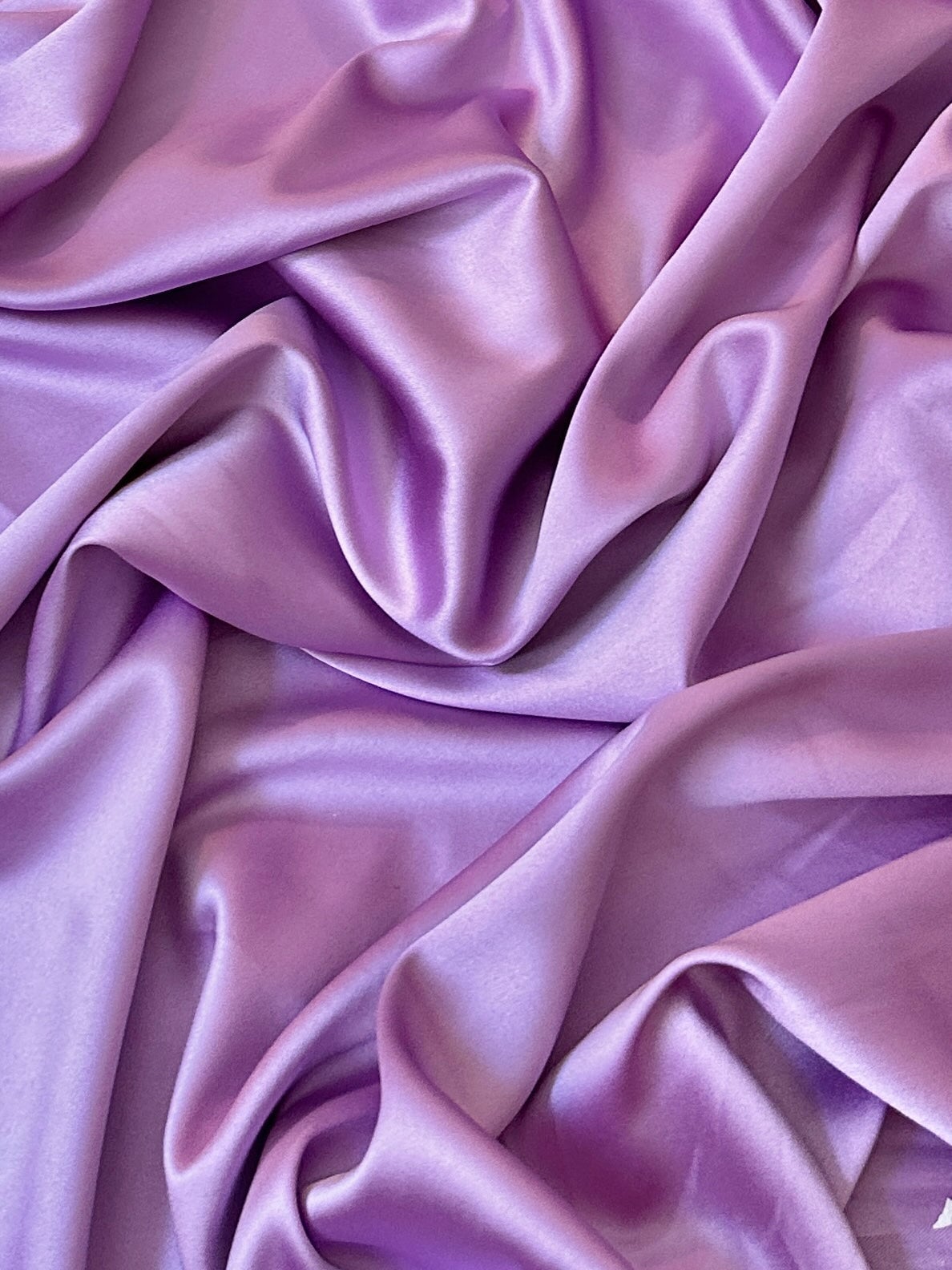 Lavender Stretch Crepe Back Satin