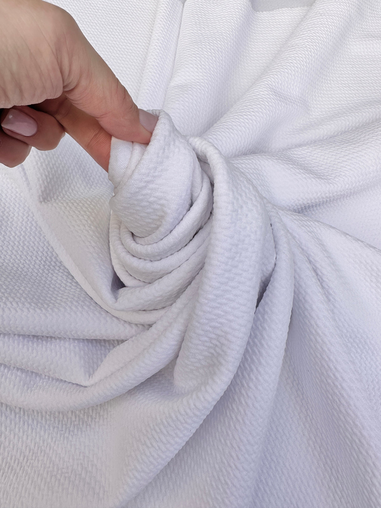 White Liverpool Knit