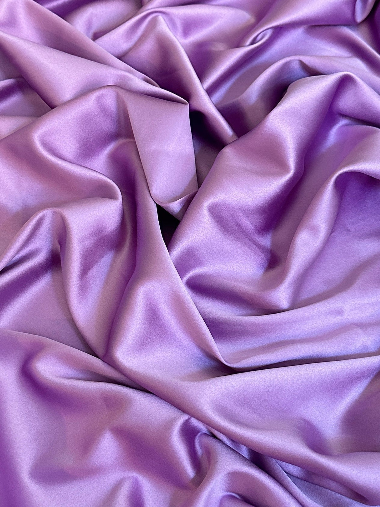 Lavender Stretch Crepe Back Satin