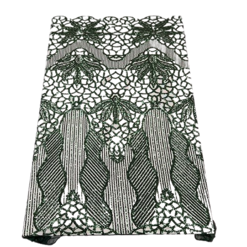 Stretch Sequins Fabric with Mesh Backing