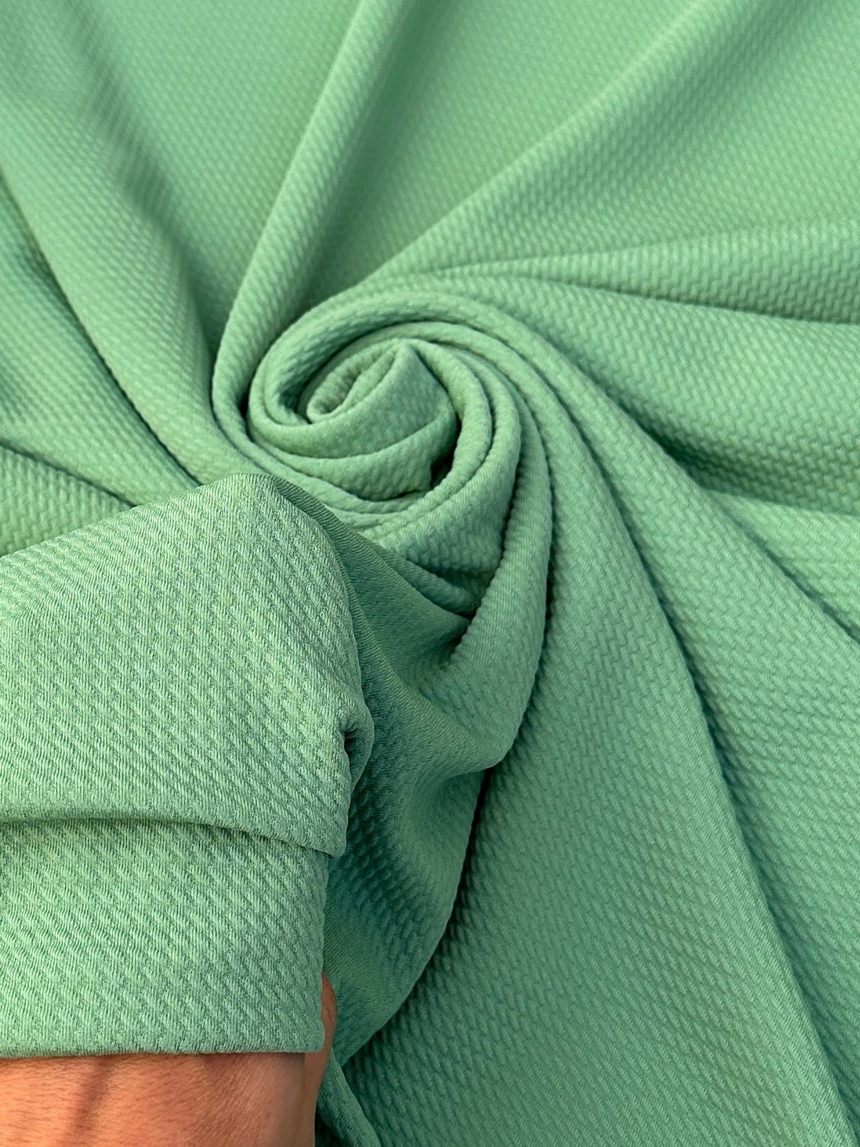 Stretch Liverpool Knit Sage Green