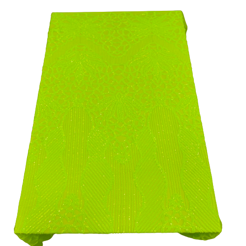 Stretch Sequins Fabric with Mesh Backing