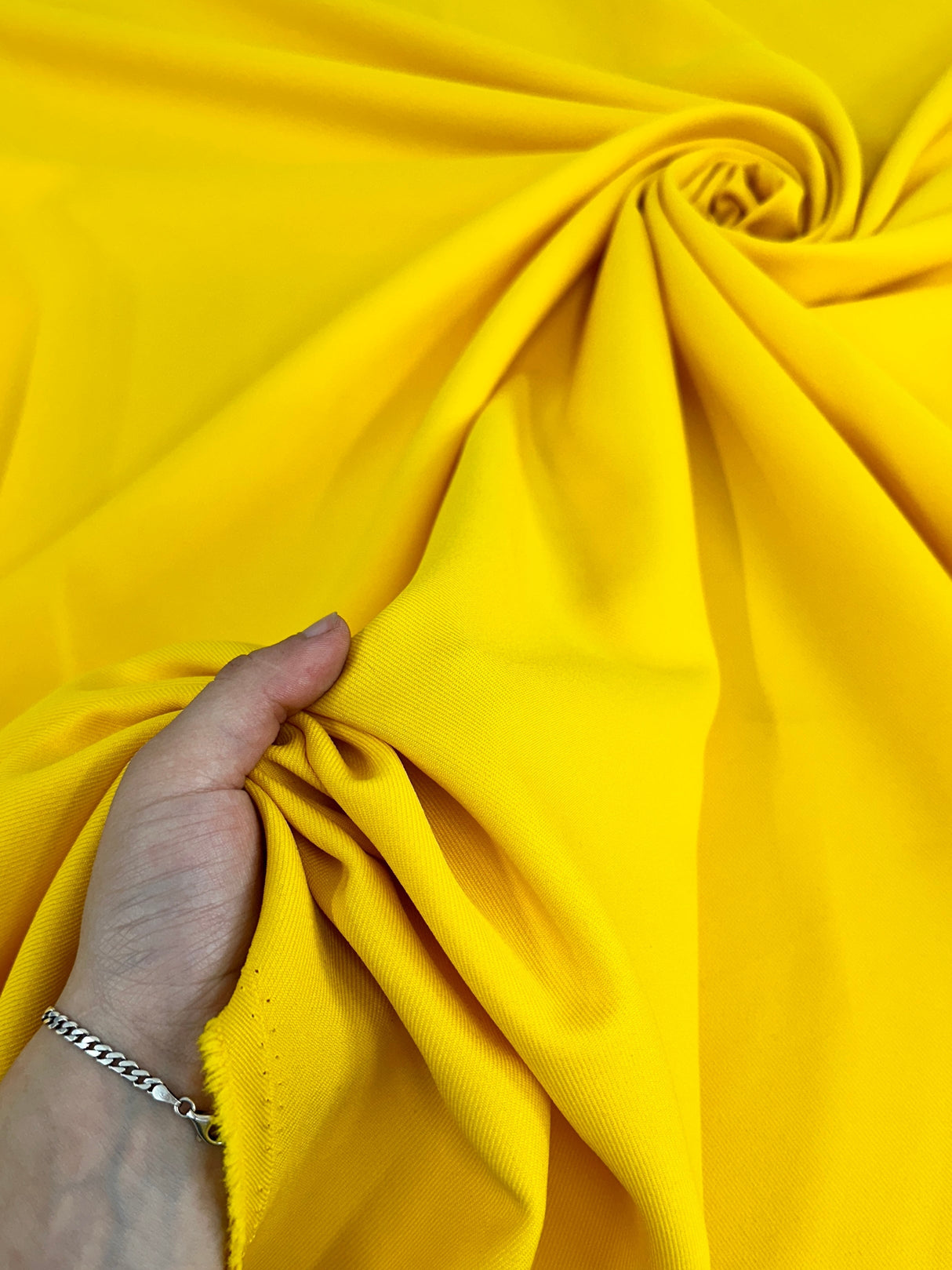 Yellow Gabardine Twill