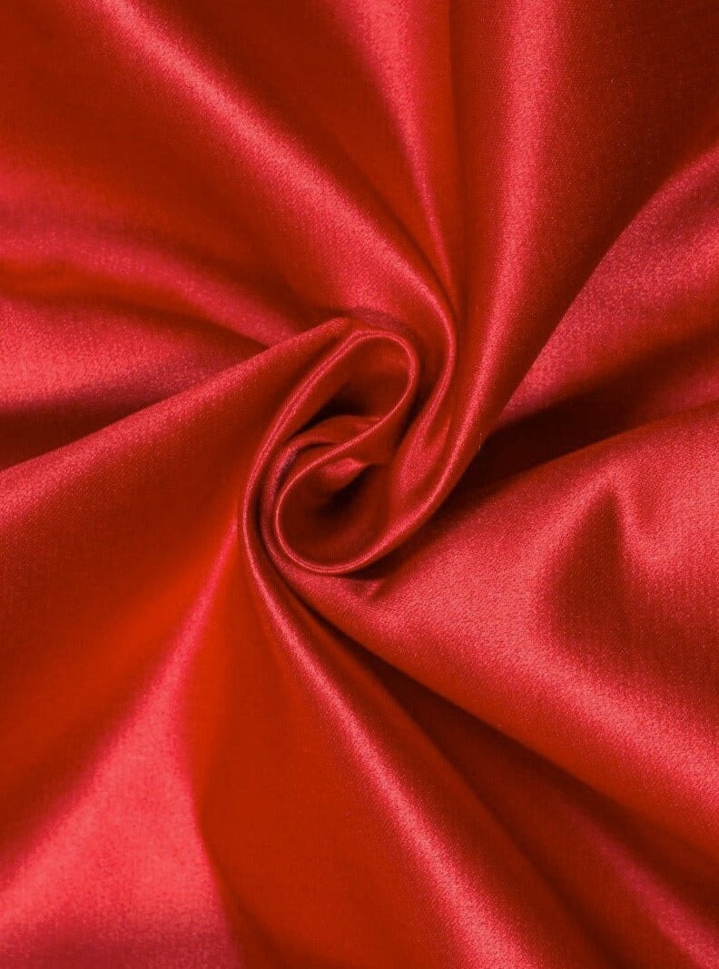 Red Duchesse Satin