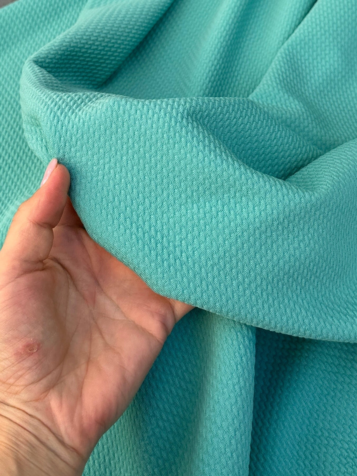 Stretch Liverpool Knit Teal
