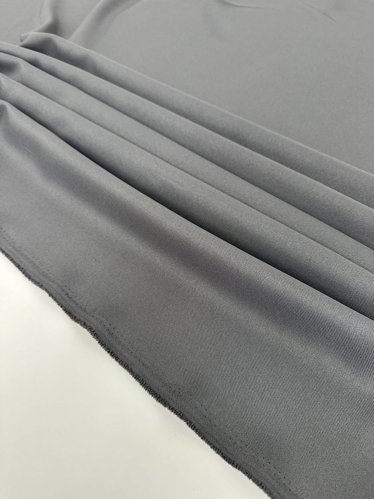 Gabardine Twill Dark Silver