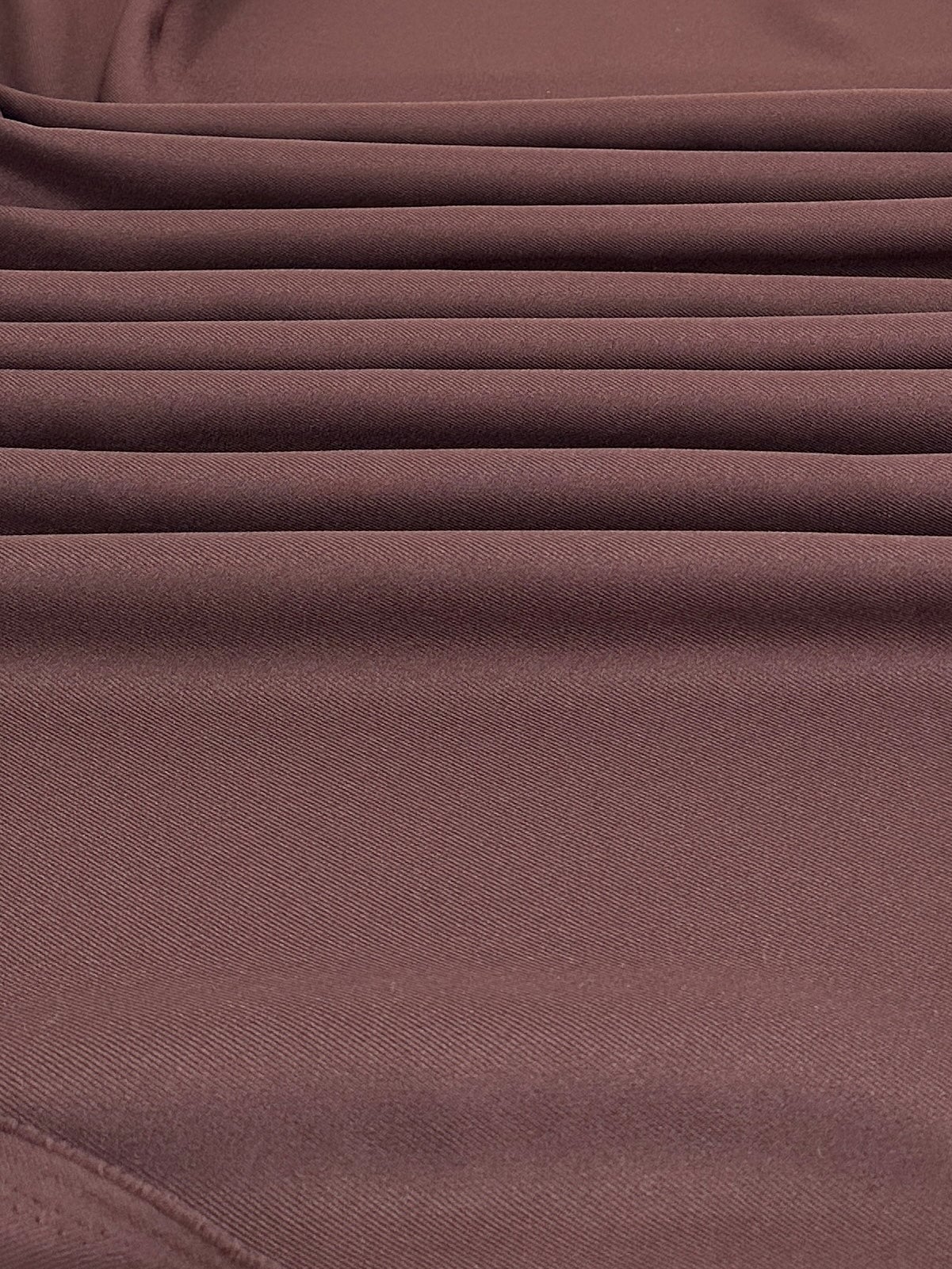Chocolate Brown Gabardine
