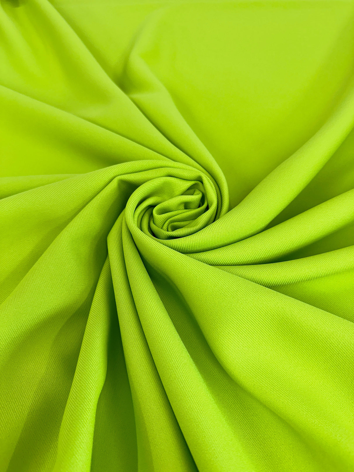 Stretch Gabardine Lime Green