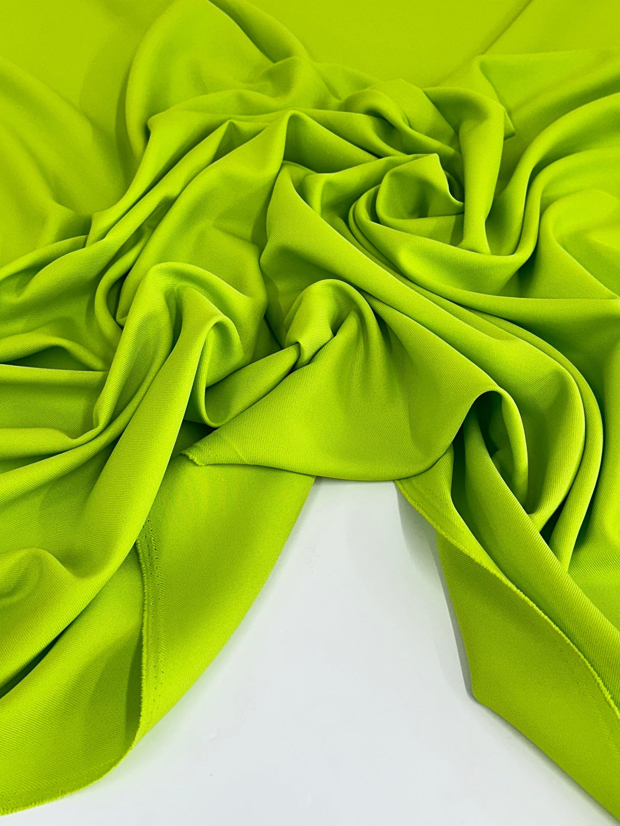 Stretch Gabardine Lime Green