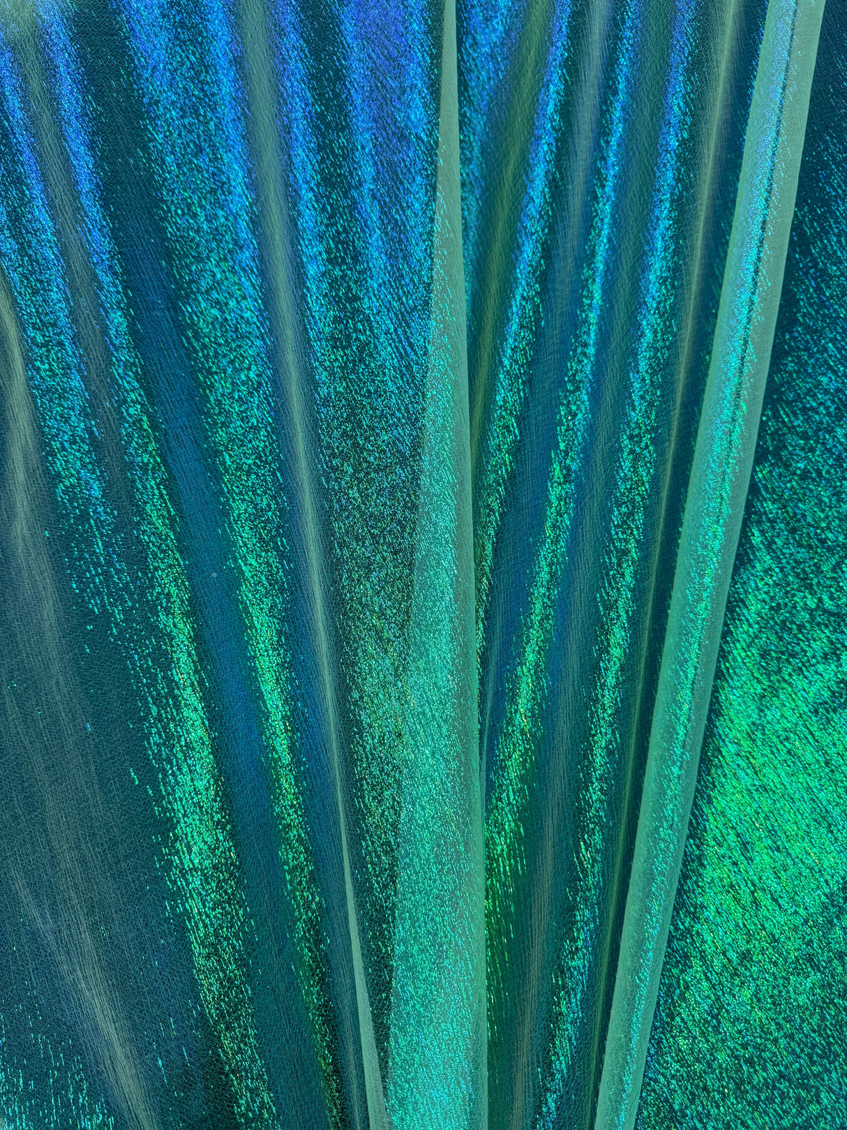 Iridescent Crushed Organza