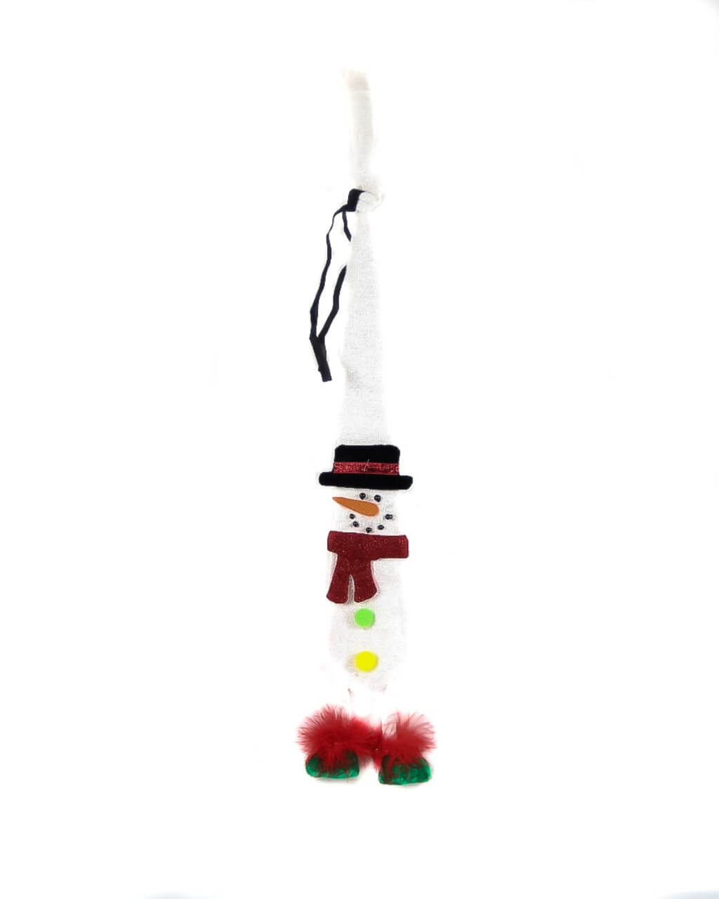 Fabric Christmas Dangling Legs Tie