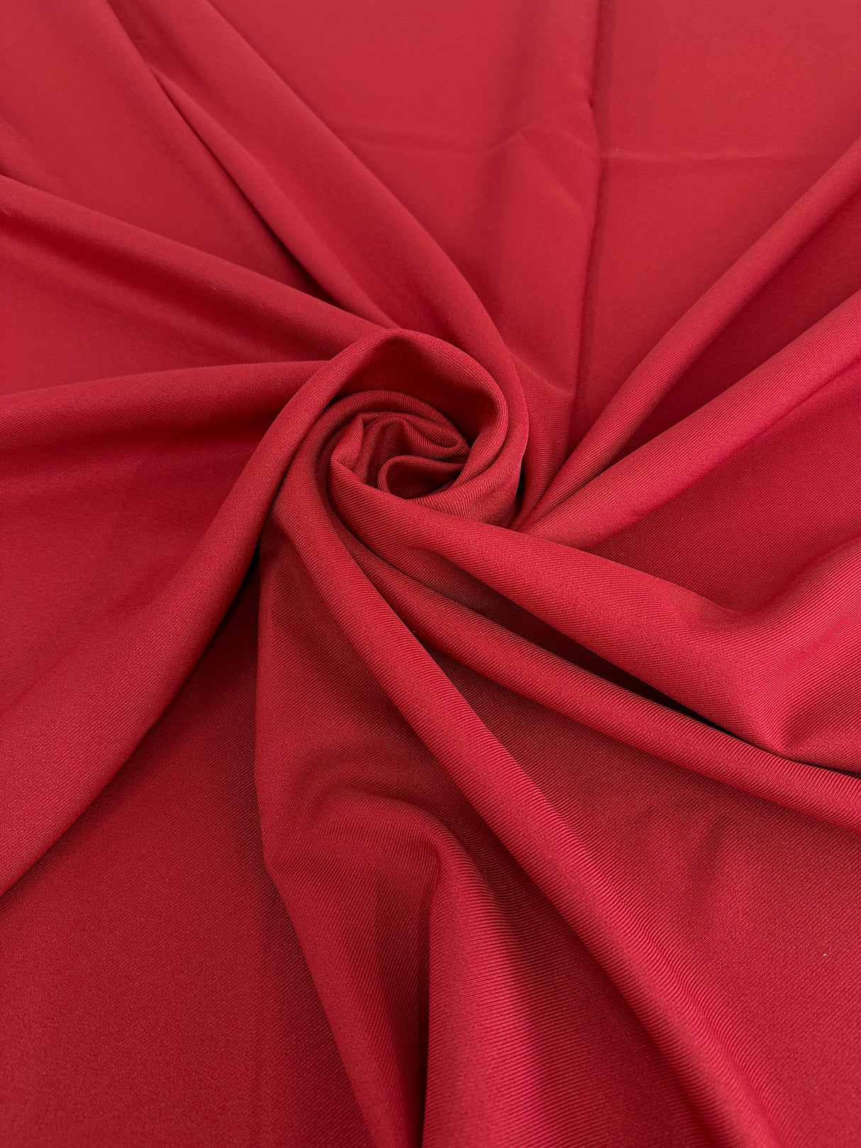 Red Gabardine Twill