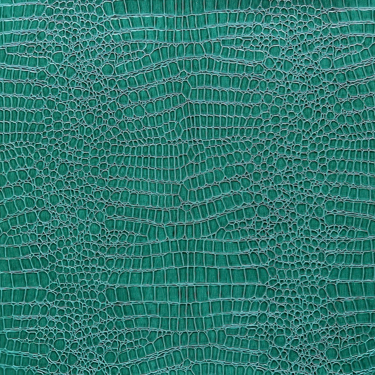 Faux Crocodile Vinyl Fabric - Crocodile Embossed, 54" Width (1 Yard)