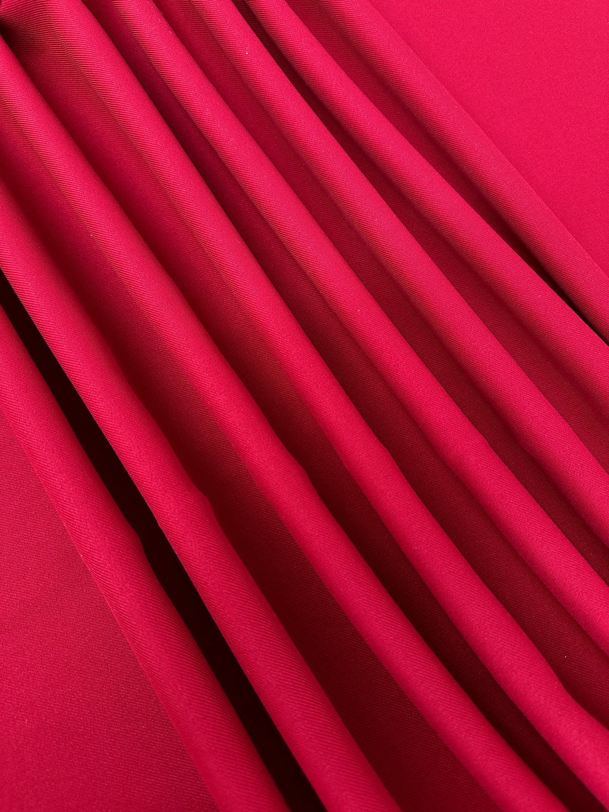 Red Gabardine Twill